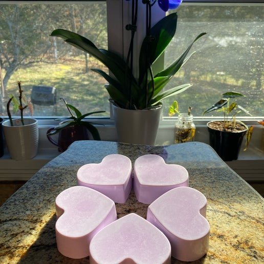 Love spell Purple Heart soap